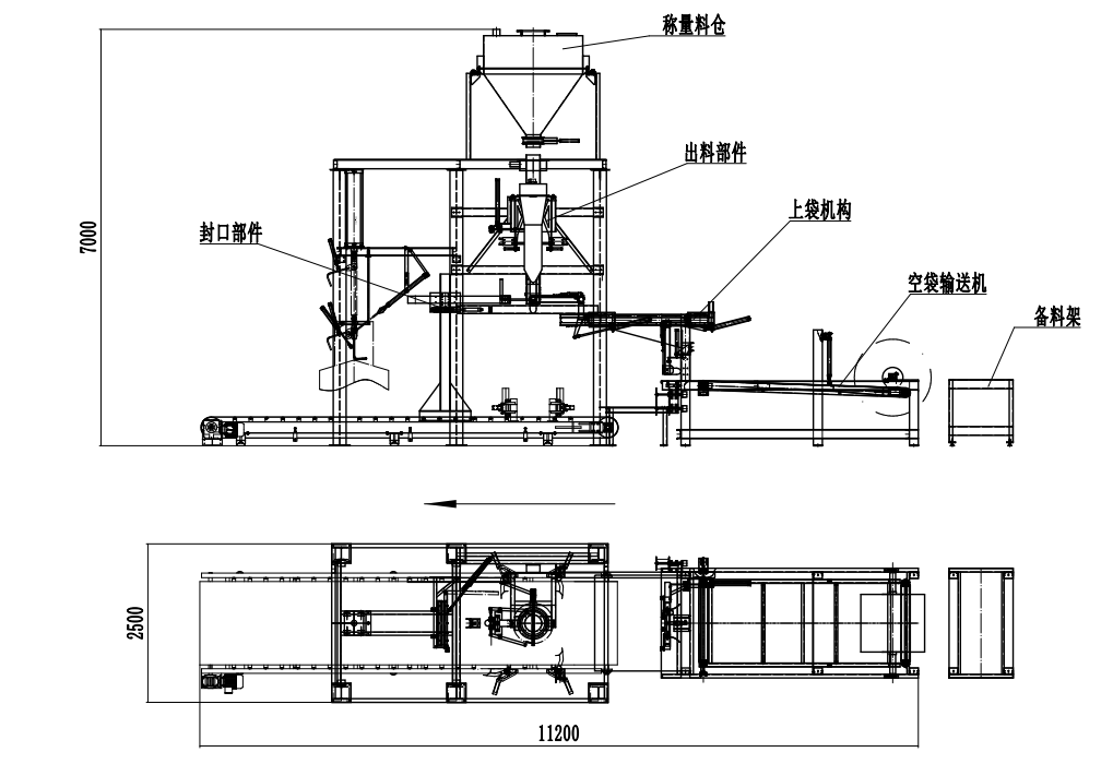全自動噸袋包裝秤，全自動噸袋包裝機，全自動大袋包裝秤
